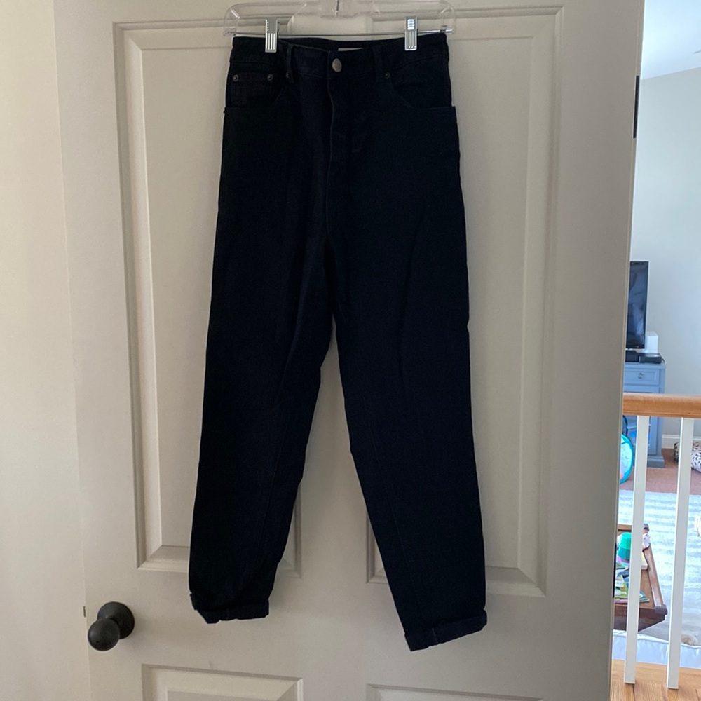Asos high waist black jeans